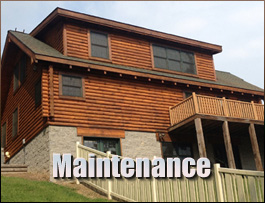  Bellarthur, North Carolina Log Home Maintenance